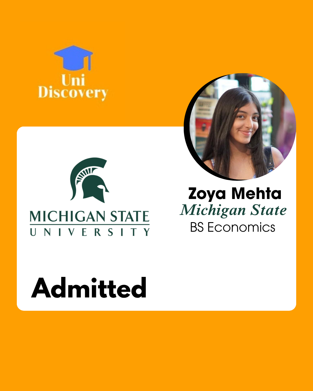 Uni Discovery Admit