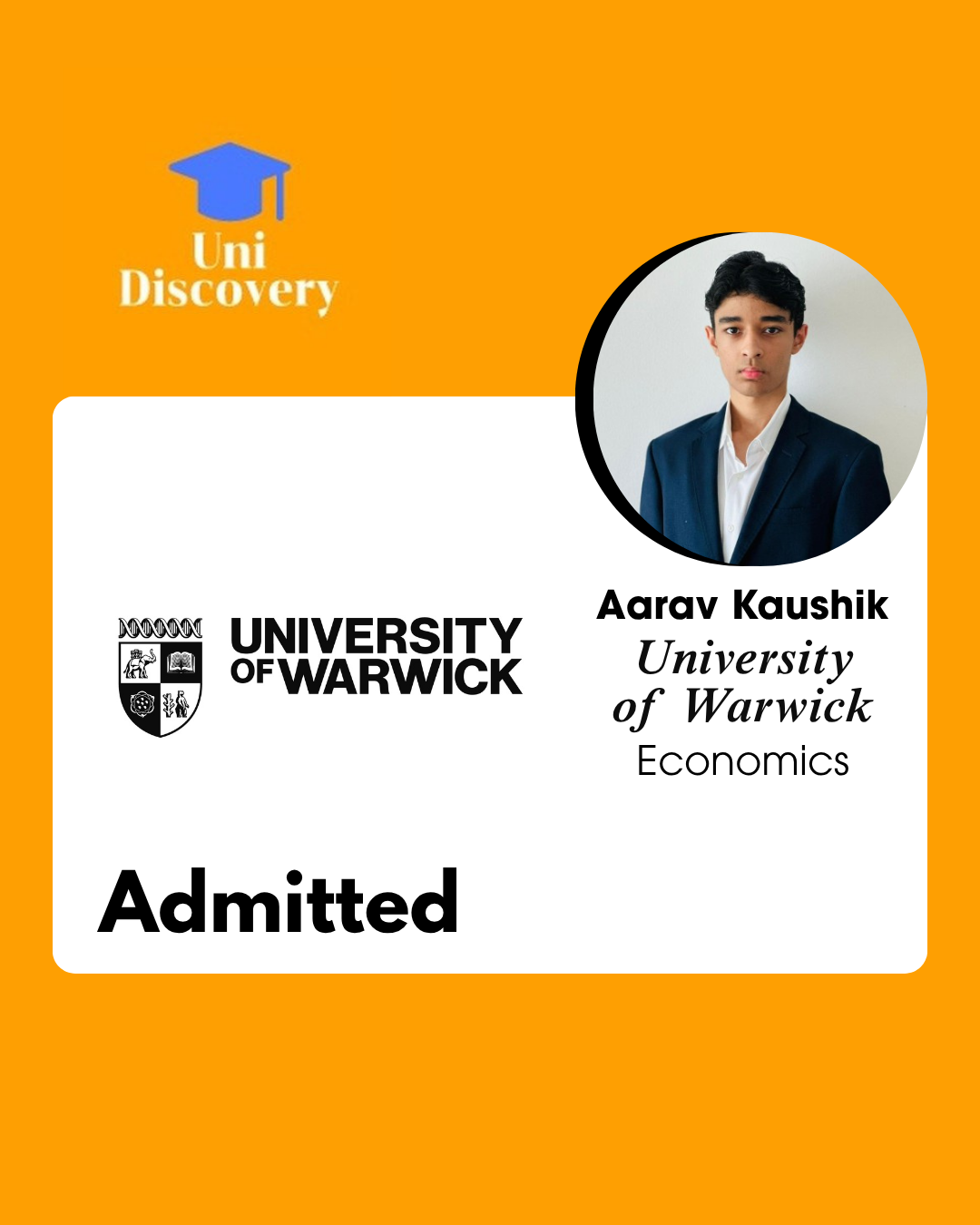 Uni Discovery Admit
