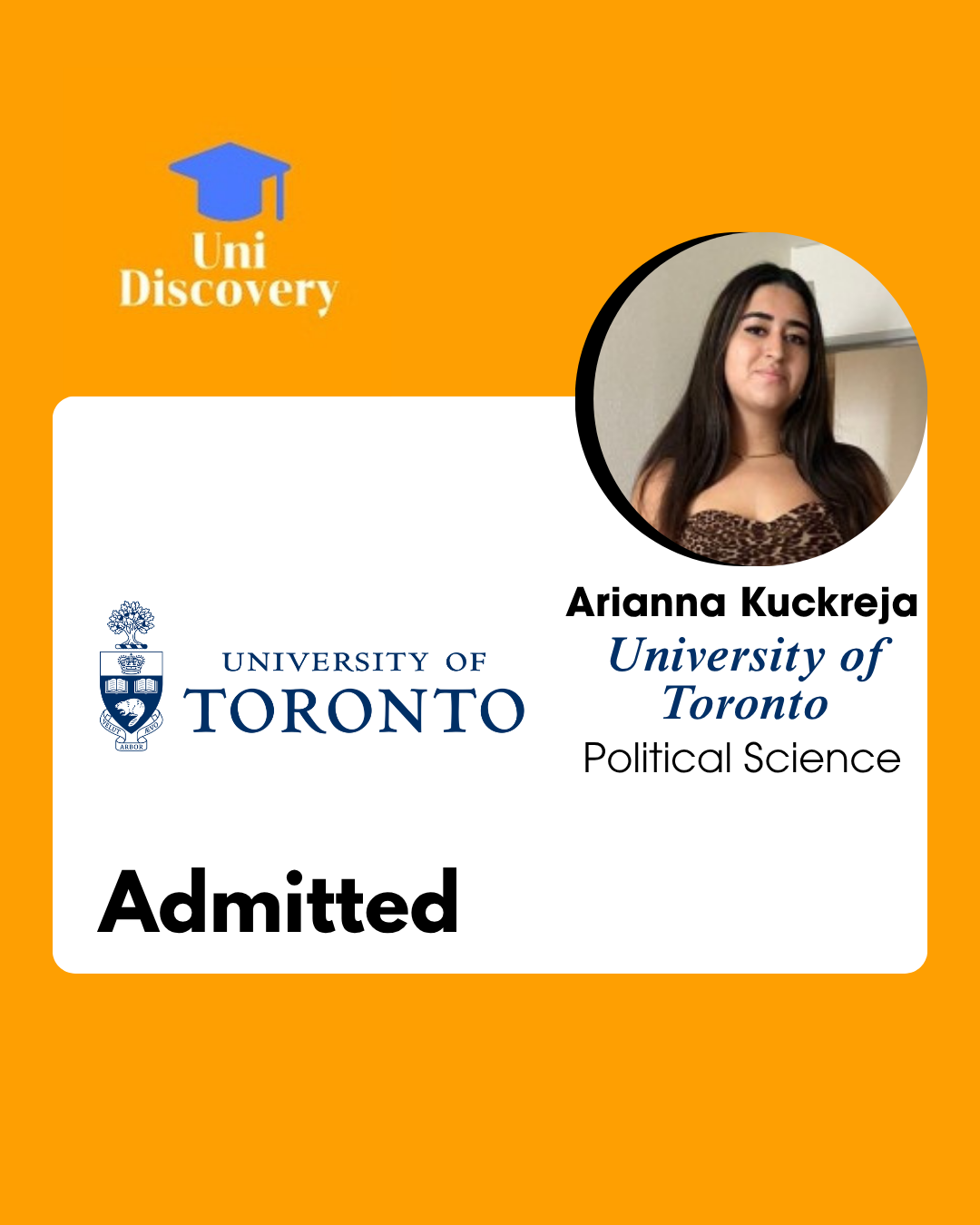 Uni Discovery Admit