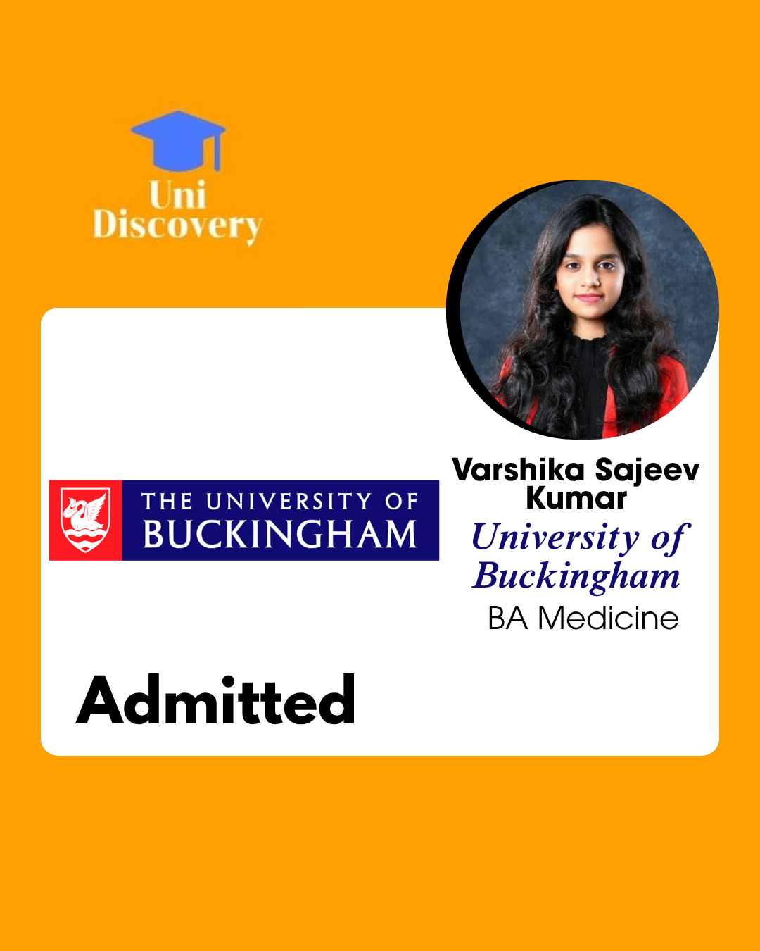 Uni Discovery Admit