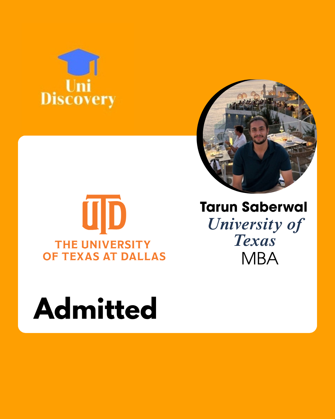 Uni Discovery Admit