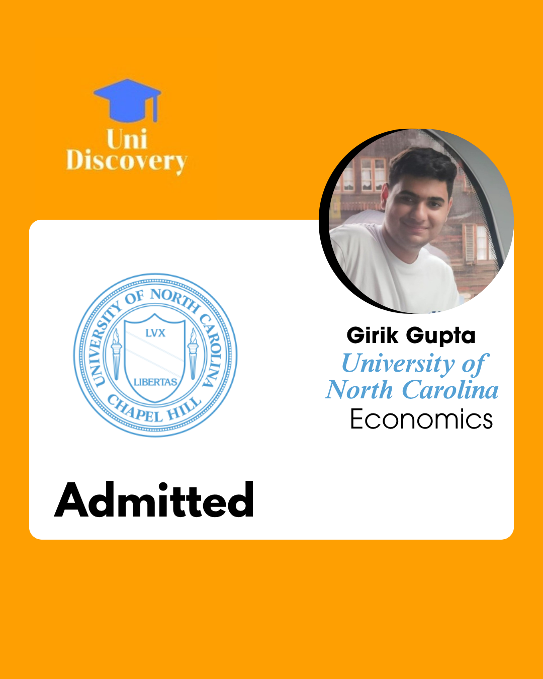 Uni Discovery Admit