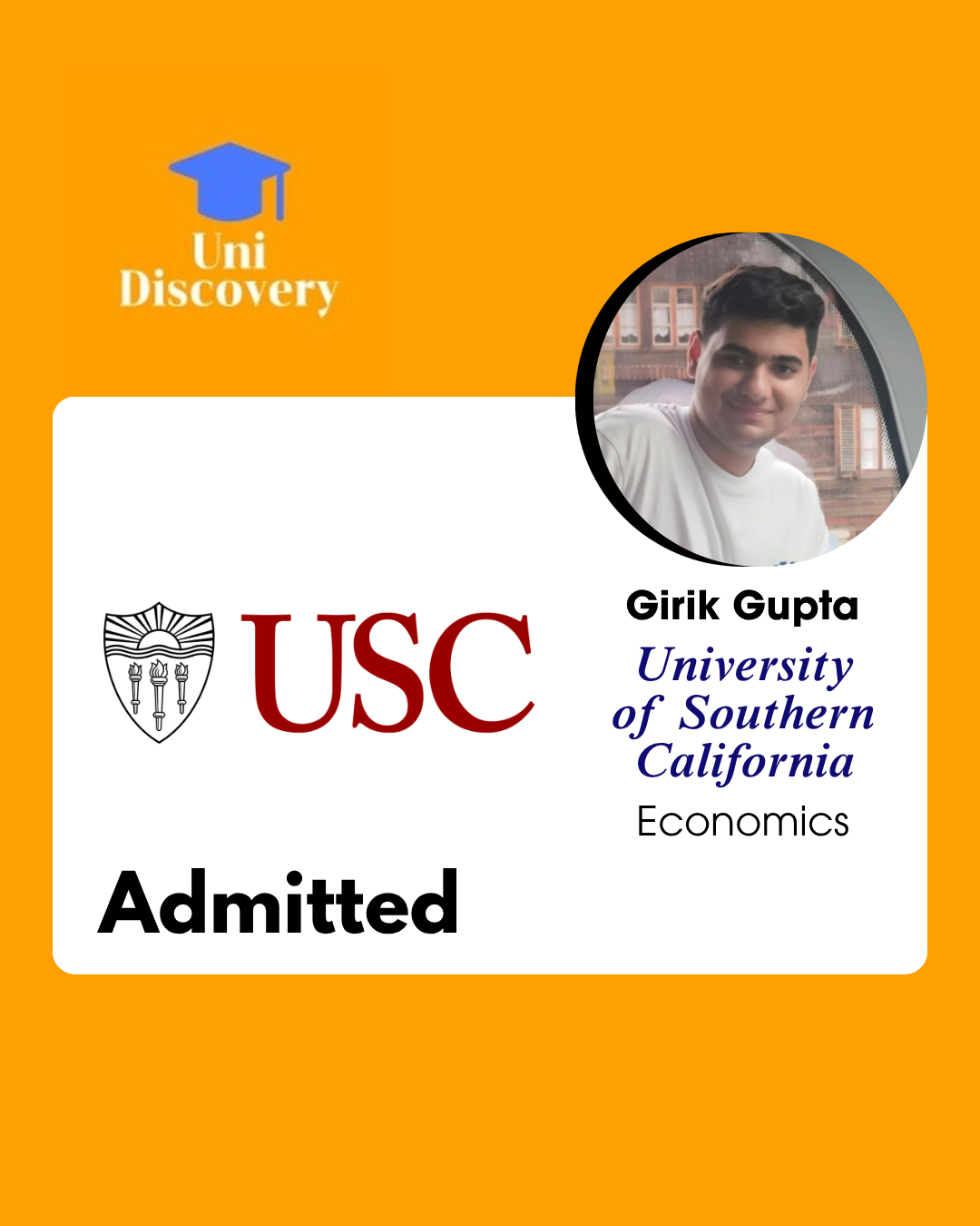 Uni Discovery Admit