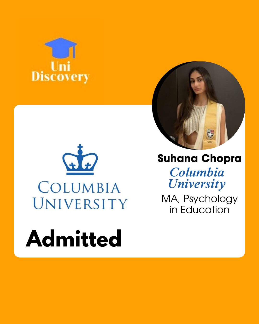 Uni Discovery Admit