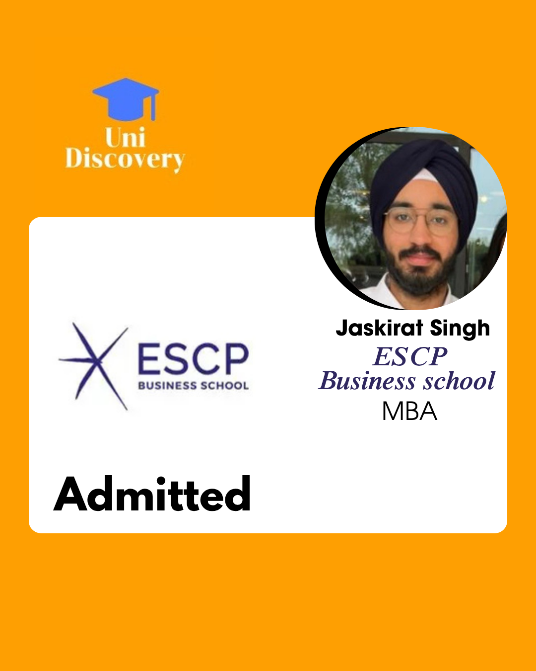 Uni Discovery Admit