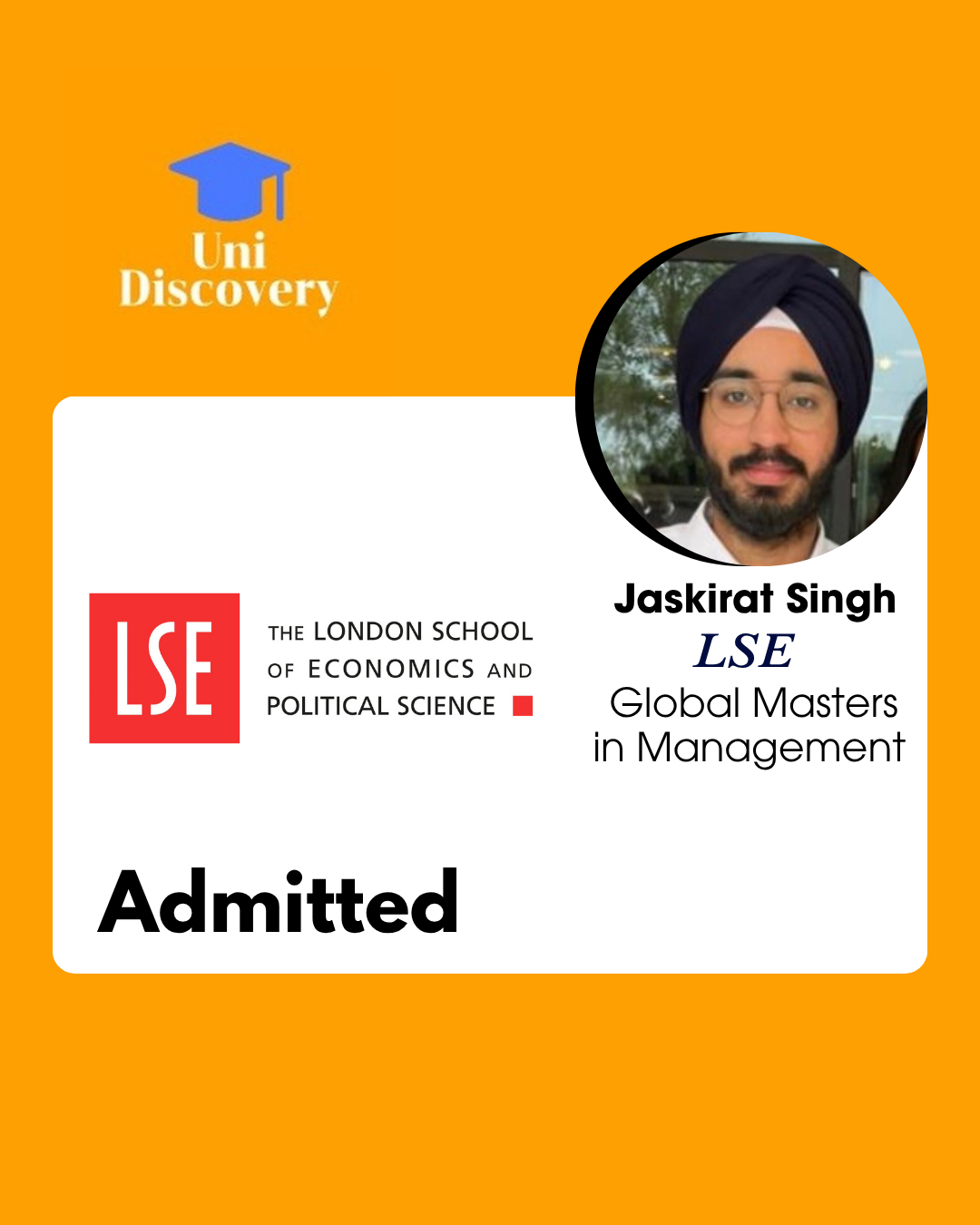 Uni Discovery Admit